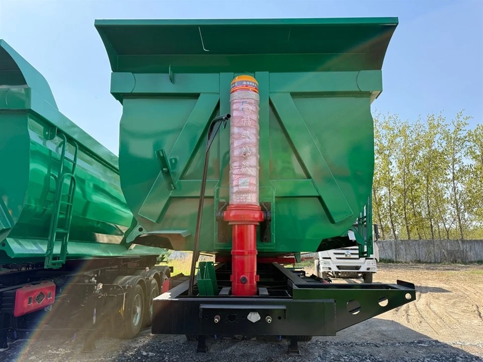 3-Axle Rear-Tipping Dump Semi-Trailer factory