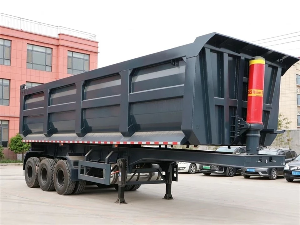 3-Axle Rear-Tipping Dump Semi-Trailer high quality