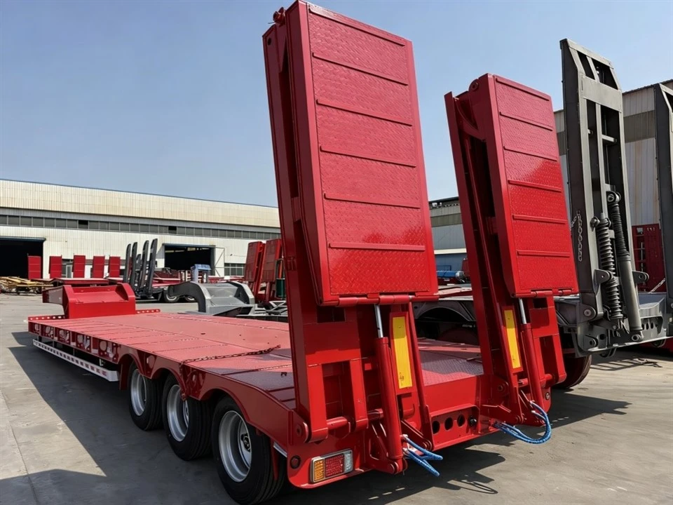 Concave-beam Low-bed Semi-trailer price