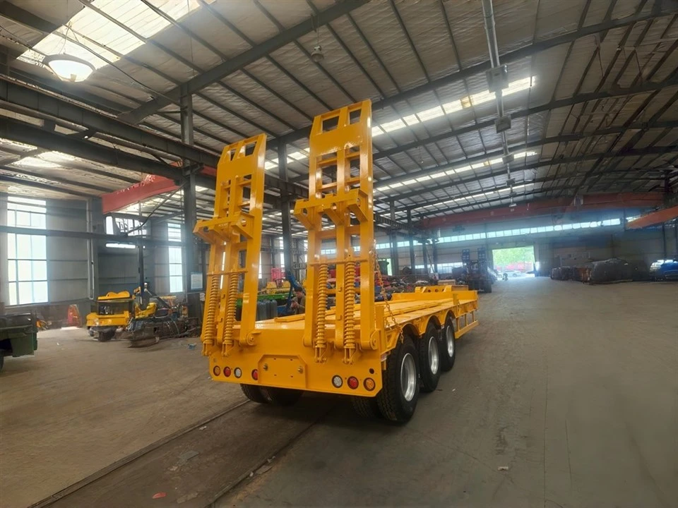 Gooseneck Low-bed Semi-trailer factory