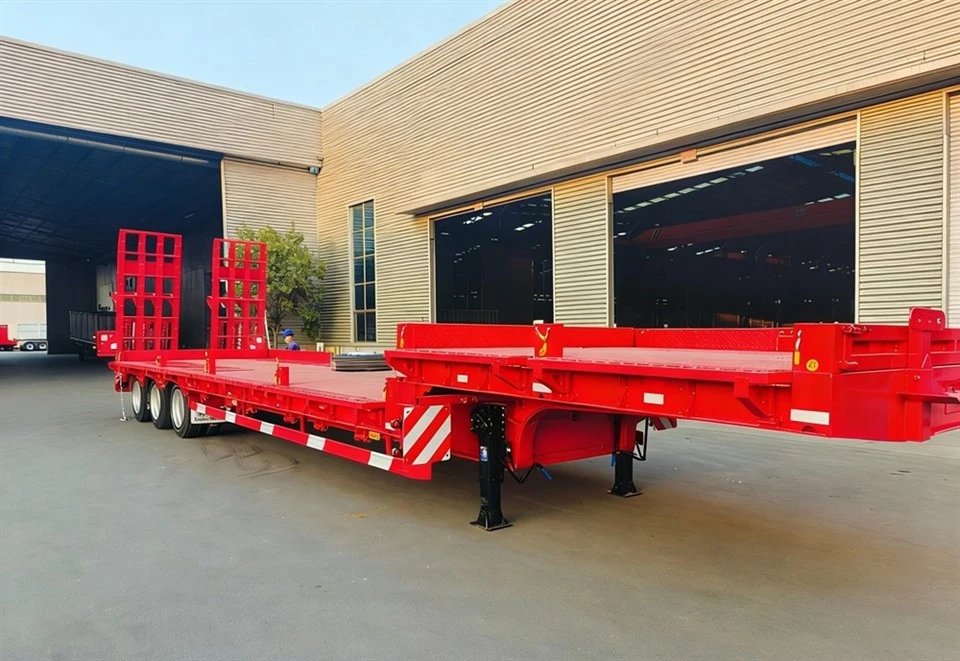 Gooseneck Low-bed Semi-trailer high quality